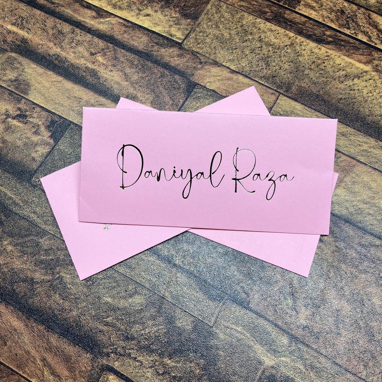 Solid Colored foil Envelope-0012 pastel pink