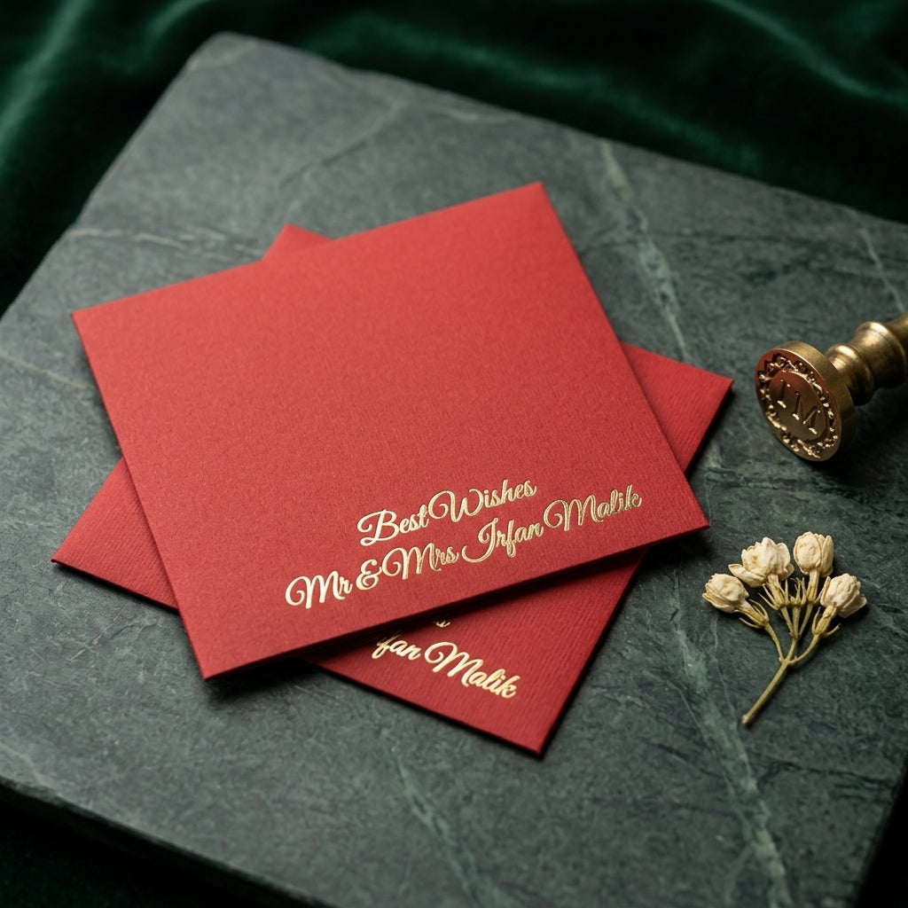 Solid Colored foil Envelope-0026