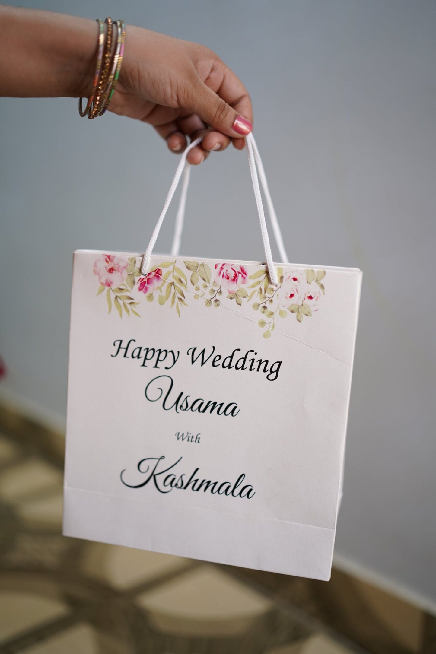Pastel Flower gift bag