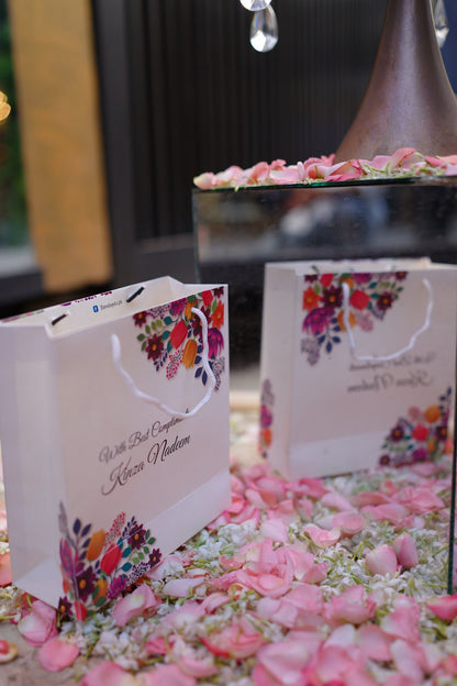multi floral bag