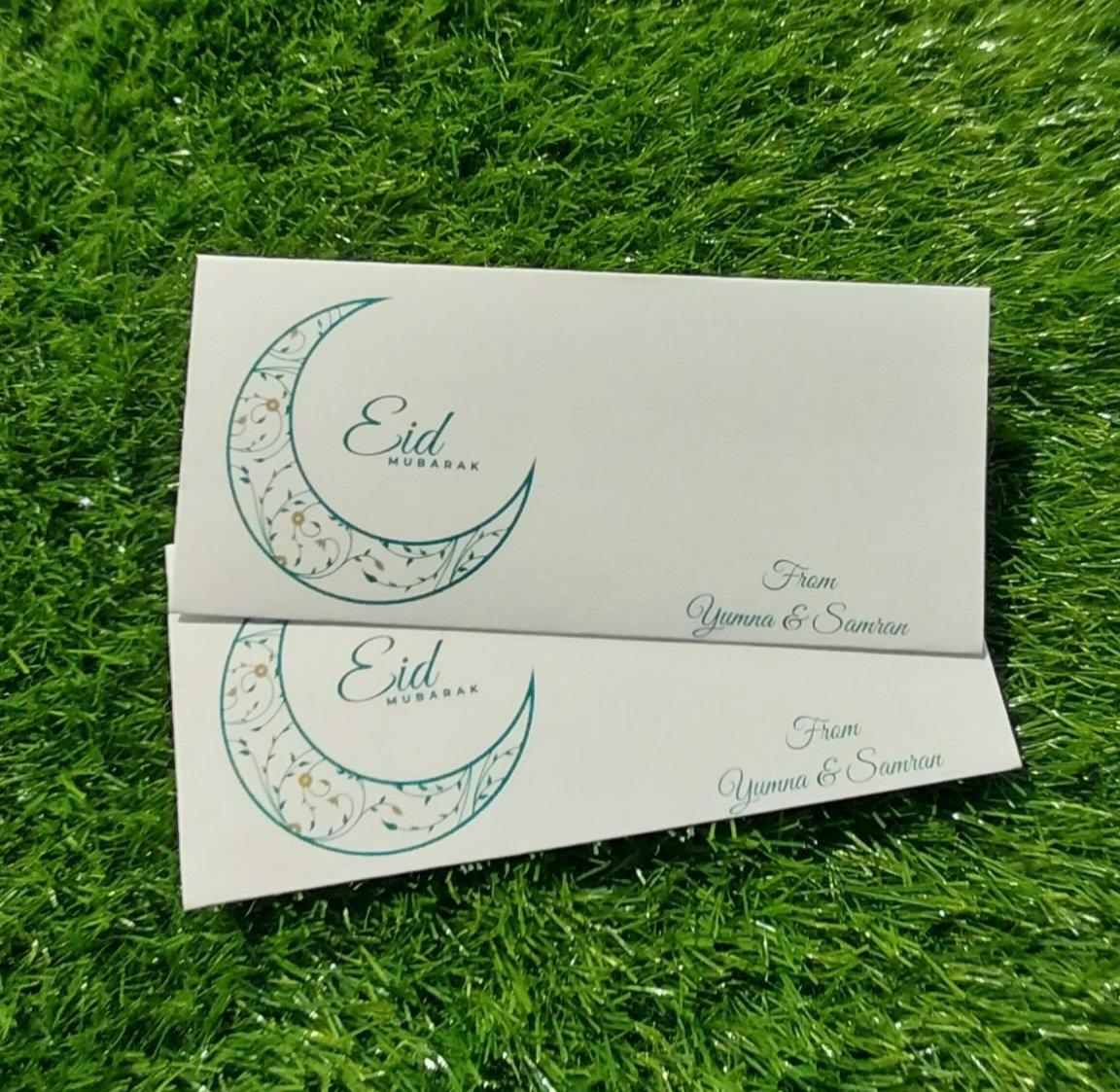 Moonlight Whispers eid Mubarak envelope