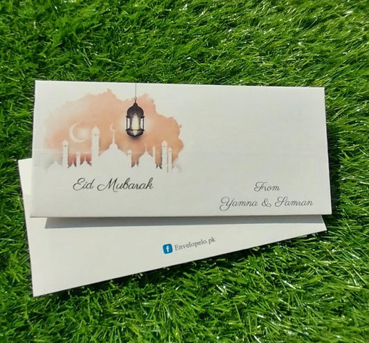 pastel pink design eid envelope