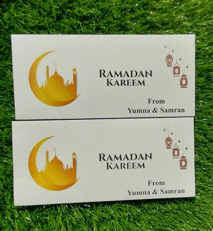 golden gradient eid Mubarak money envelope