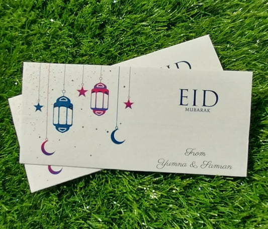 funky lantern eid Mubarak money envelope