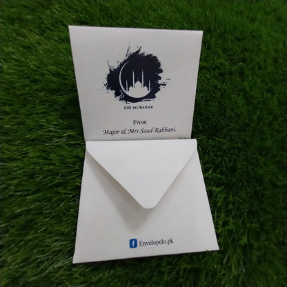 Blue shade eid Mubarak envelope