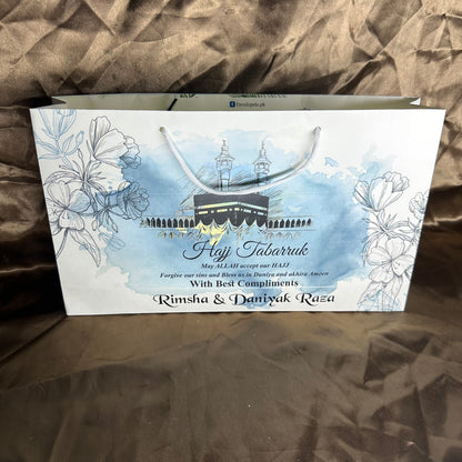 Medium Hajj tabbaruk name gift bag HT-10041