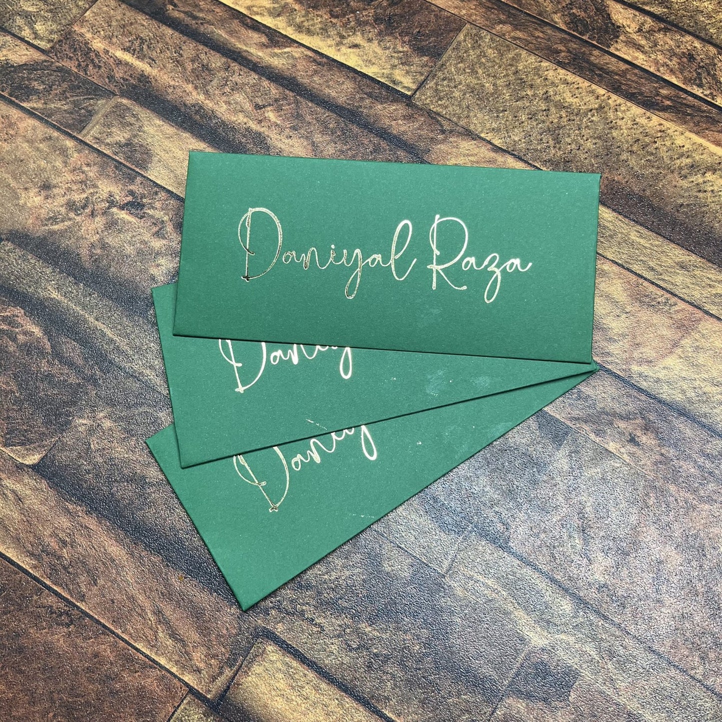 Solid Colored foil Envelope-0014 green