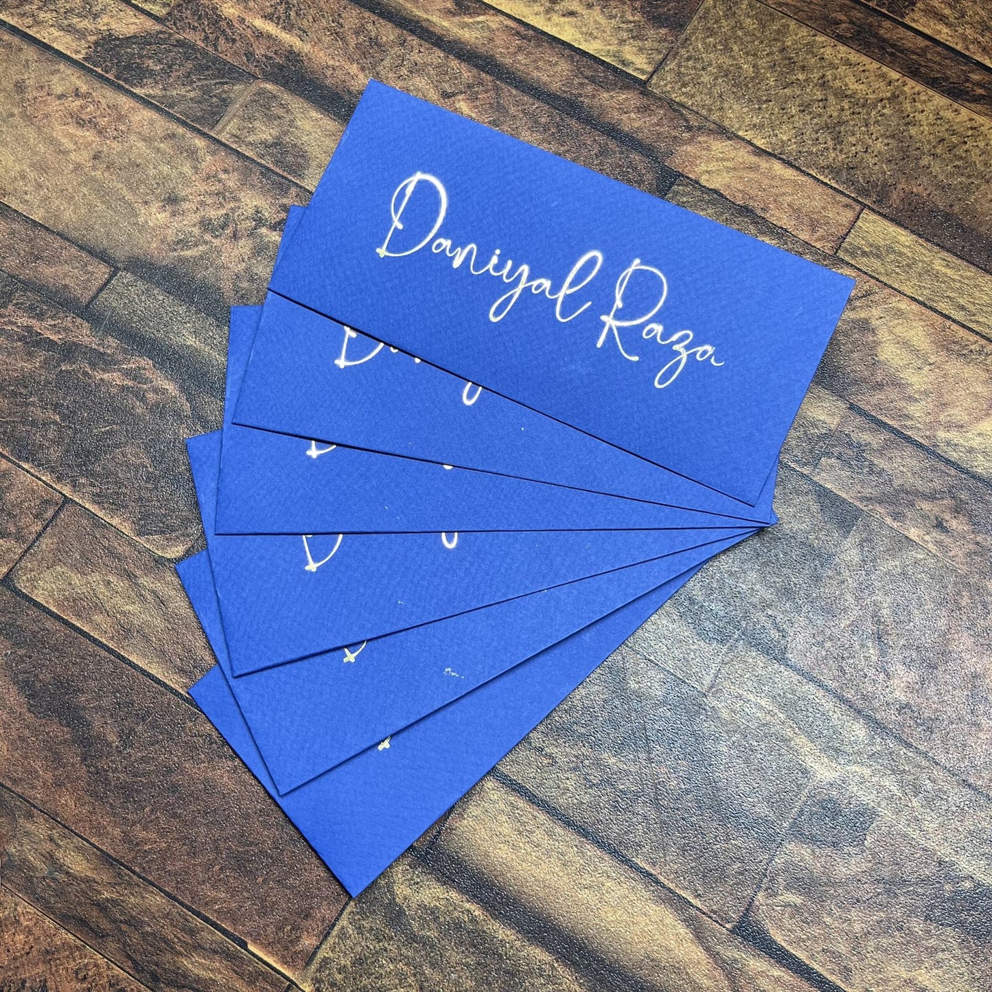 Solid Colored foil Envelope-0013 blue