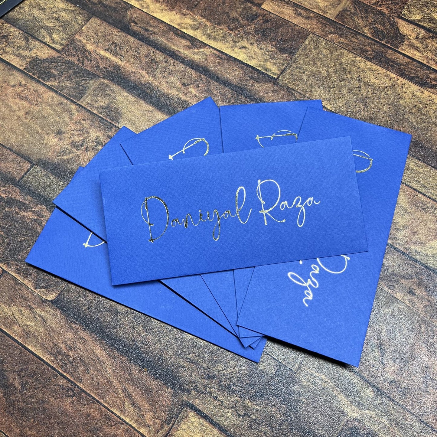 Solid Colored foil Envelope-0013 blue