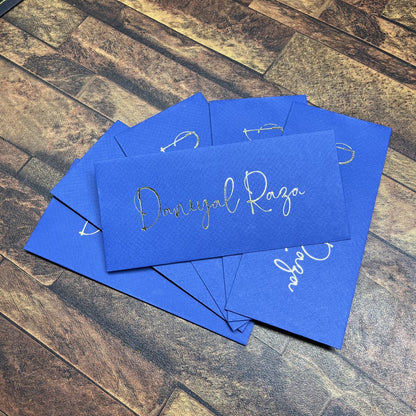Solid Colored foil Envelope-0013 blue