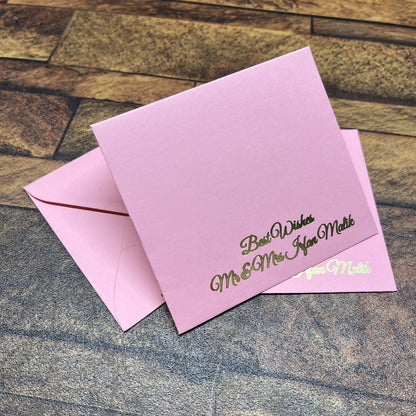 Solid Colored foil Envelope-0024