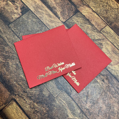 Solid Colored foil Envelope-0026