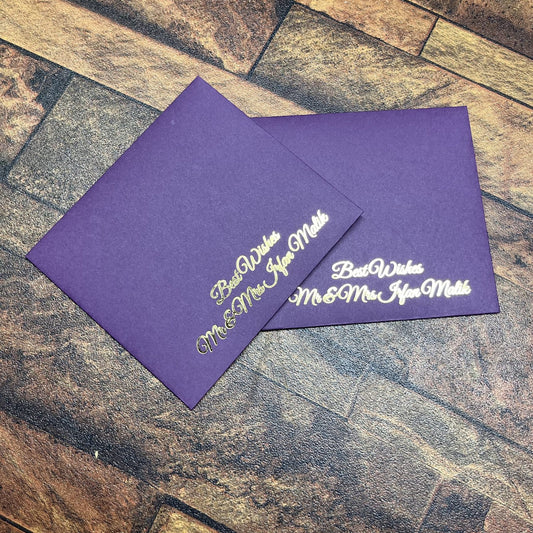 Solid Colored foil Envelope-0022
