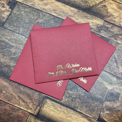 Solid Colored foil Envelope-0025