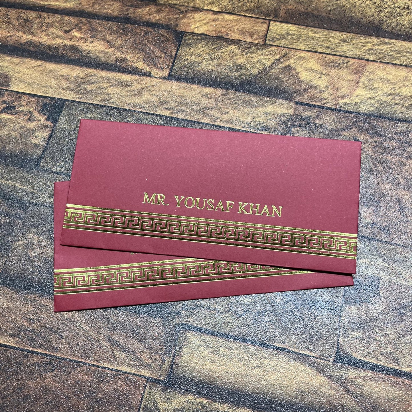 Solid Colored foil Envelope-0019