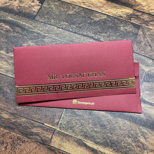 Solid Colored foil Envelope-0019