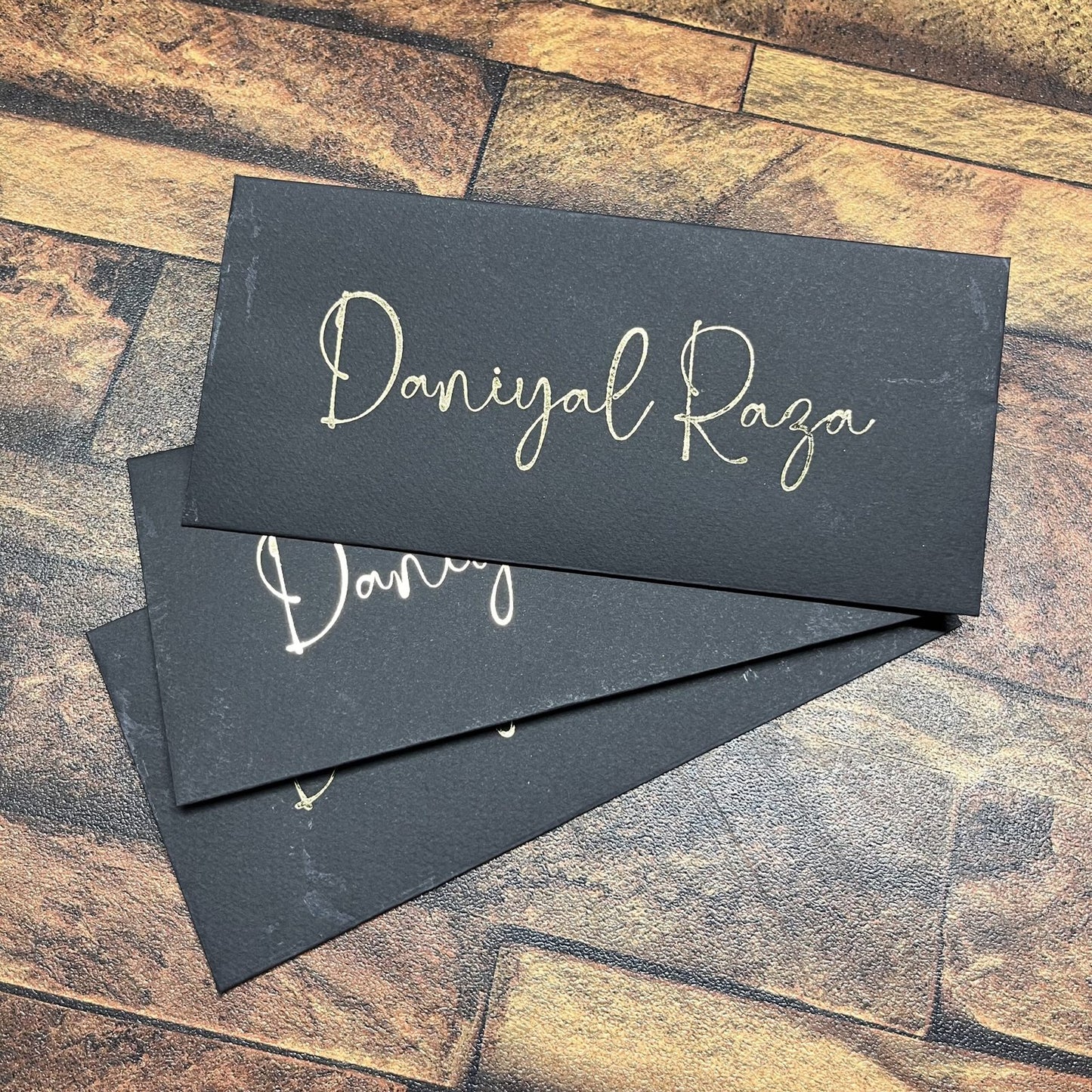 Solid Colored foil Envelope-009 black