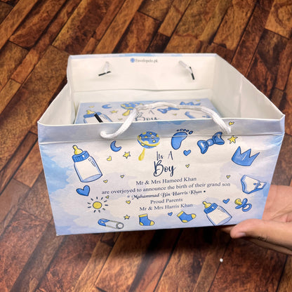 Birth Announcement /Mithai bag 0011