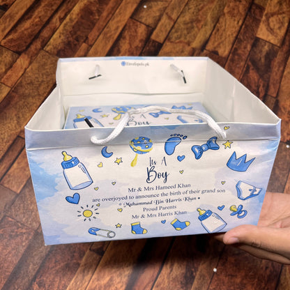 Birth Announcement /Mithai bag 0011