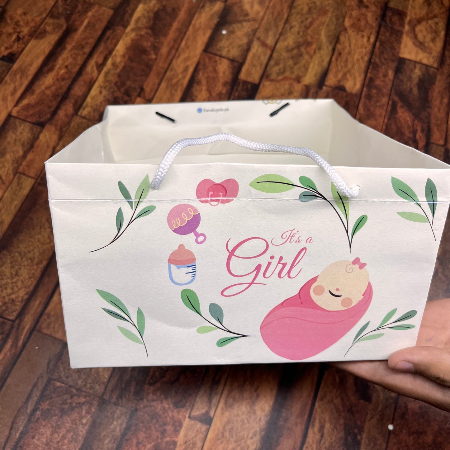 Birth Announcement /Mithai bag 008