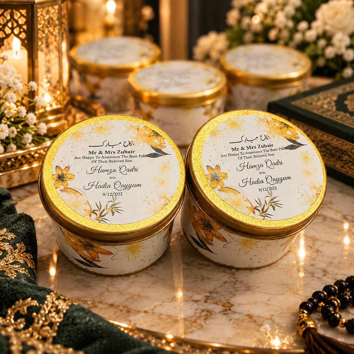 Nikkah Mubarak Customized Bid Box--11
