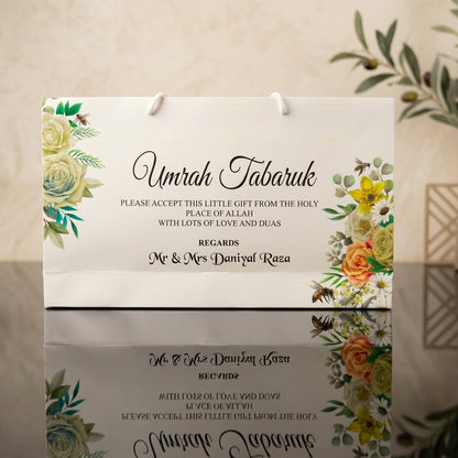 Medium Umrah Tabarruk name gift bags-100146
