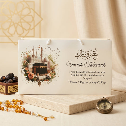 Medium Umrah Tabarruk name gift bags-100126