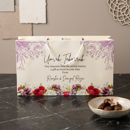 Medium Umrah Tabarruk name gift bags-100131