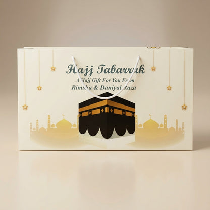 Medium Hajj tabbaruk name gift bag HT-20005