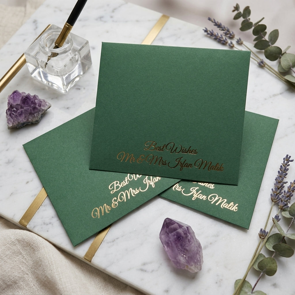 Solid Colored foil Envelope-0027
