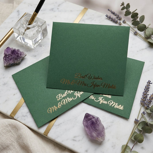 Solid Colored foil Envelope-0027