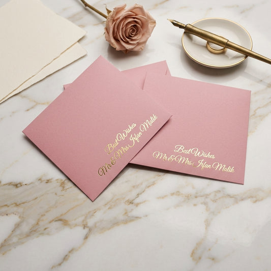 Solid Colored foil Envelope-0024