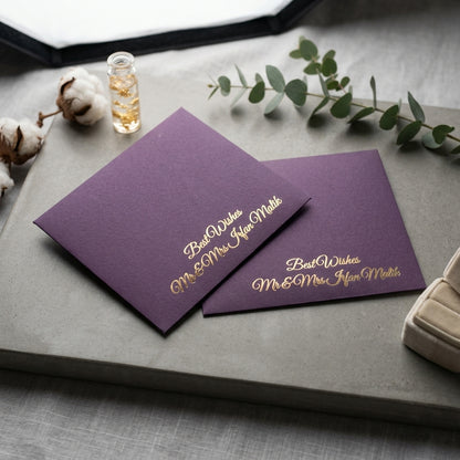 Solid Colored foil Envelope-0022