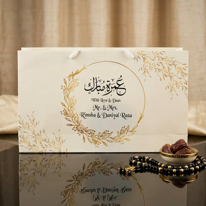 Medium Umrah Tabarruk name gift bags-100145